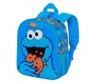 Mochila 3D Monstruo de las Galletas Barrio Sesamo 30cm