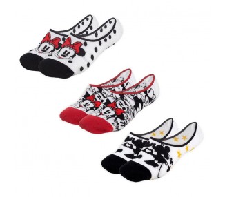 Set 3 calcetines Minnie Disney adulto