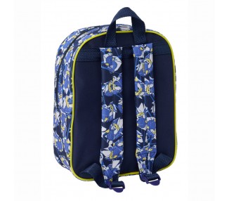 Mochila 3D City Sonic Prime 27cm