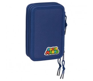 Plumier Mamma Mia Super Mario Bros triple 37pzs