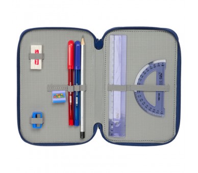 Plumier Mamma Mia Super Mario Bros triple 37pzs