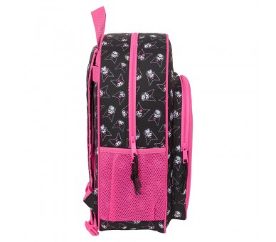 Mochila Kuromi Hello Kitty adaptable 42cm