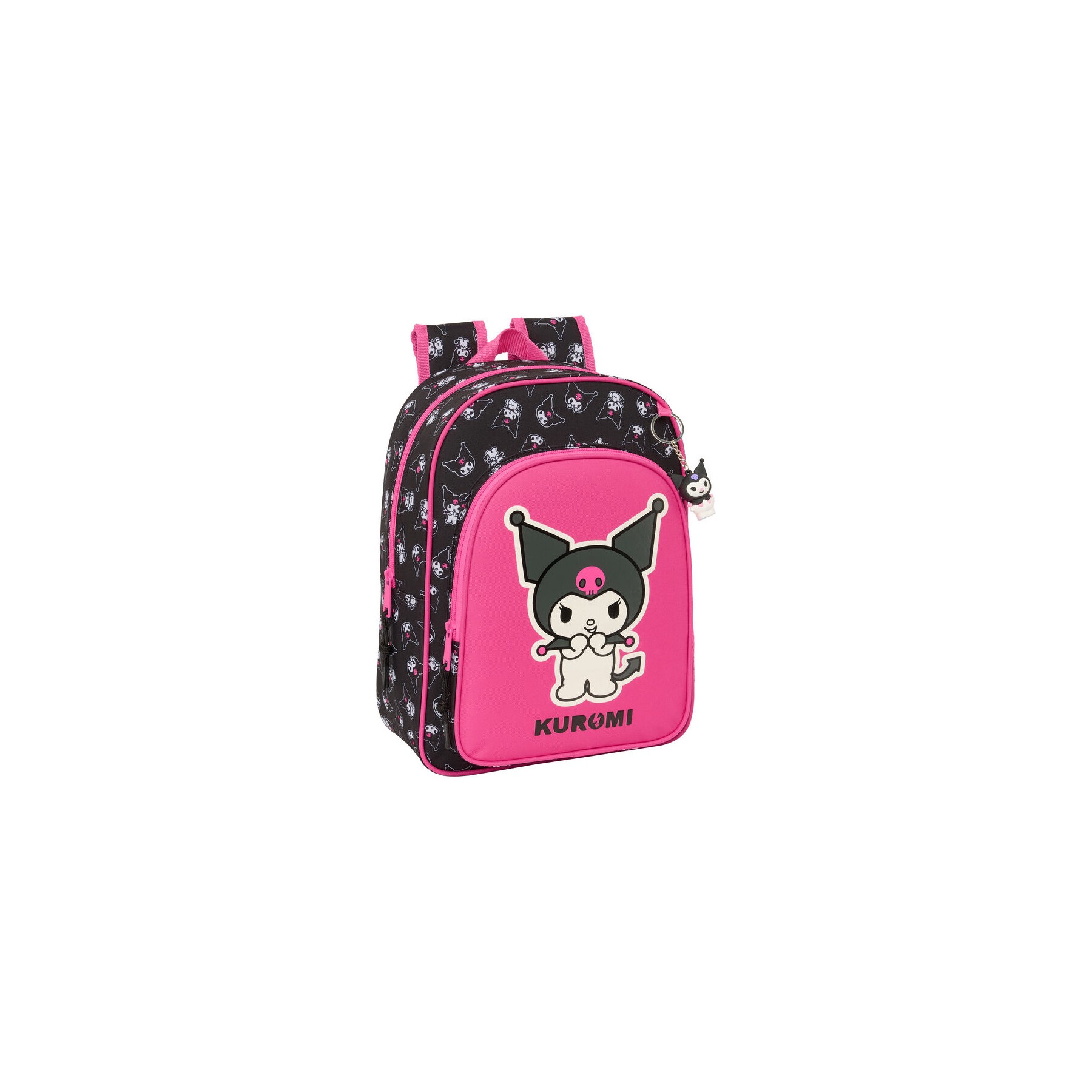 Mochila Kuromi Hello Kitty adaptable 34cm