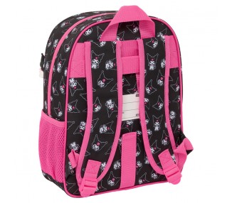 Mochila Kuromi Hello Kitty adaptable 34cm