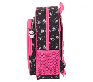 Mochila Kuromi Hello Kitty adaptable 34cm