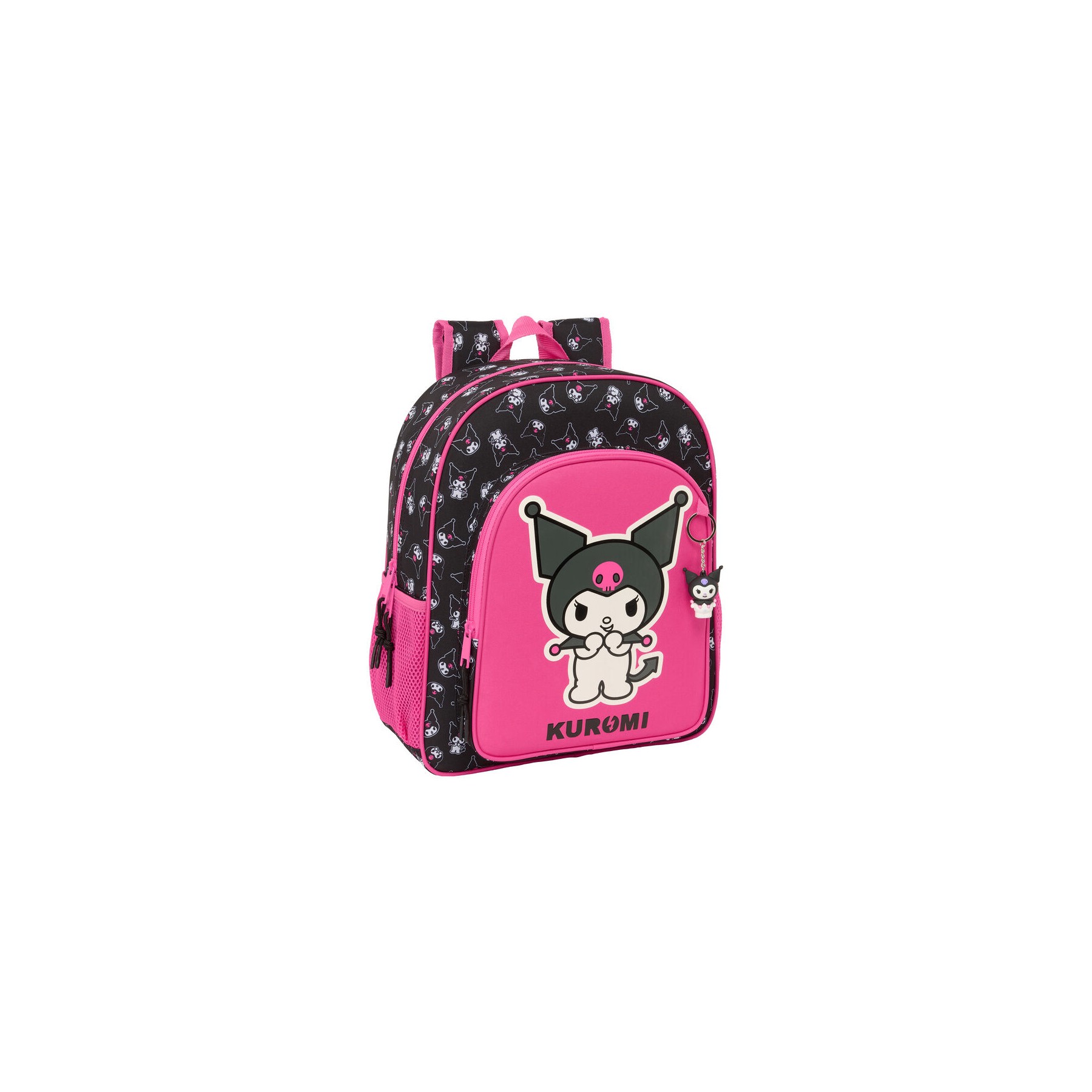 Mochila Kuromi Hello Kitty adaptable 38cm