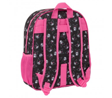 Mochila Kuromi Hello Kitty adaptable 38cm