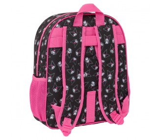 Mochila Kuromi Hello Kitty adaptable 38cm
