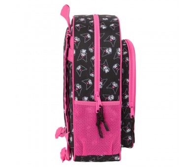 Mochila Kuromi Hello Kitty adaptable 38cm