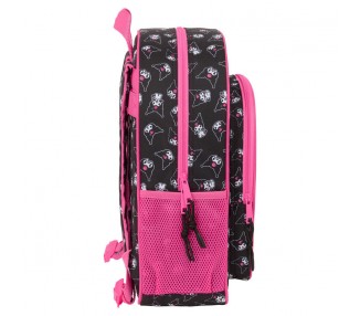 Mochila Kuromi Hello Kitty adaptable 38cm