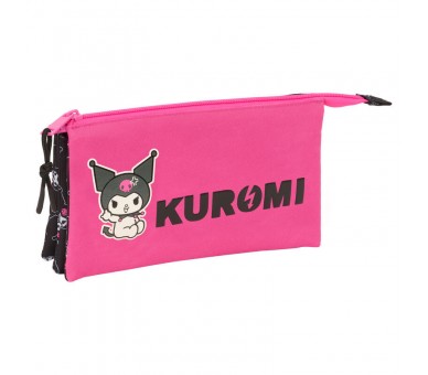 Portatodo Kuromi Hello Kitty triple