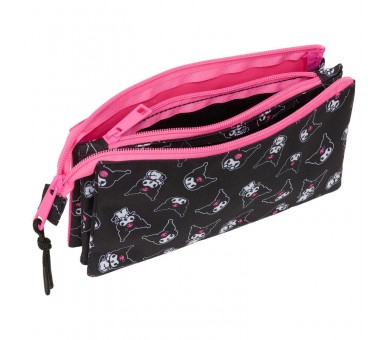 Portatodo Kuromi Hello Kitty triple
