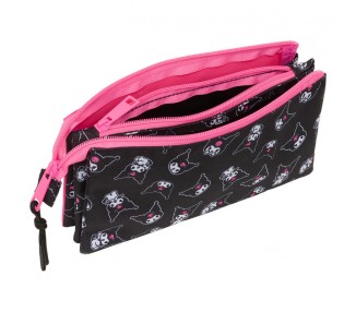 Portatodo Kuromi Hello Kitty triple
