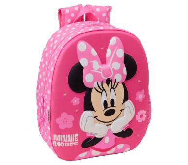 Mochila 3D LED Minnie Disney 33cm