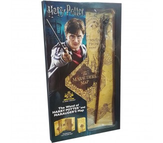 Varita Magica + Mapa del Merodeador Harry Potter
