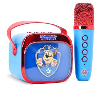 Altavoz y Micro Karaoke LED Patrulla Canina Paw Patrol