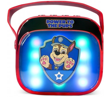 Altavoz y Micro Karaoke LED Patrulla Canina Paw Patrol