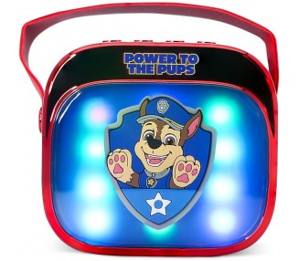 Altavoz y Micro Karaoke LED Patrulla Canina Paw Patrol