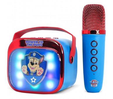 Altavoz y Micro Karaoke LED Patrulla Canina Paw Patrol