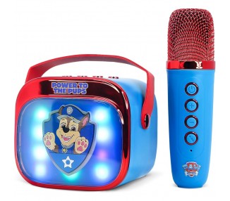 Altavoz y Micro Karaoke LED Patrulla Canina Paw Patrol