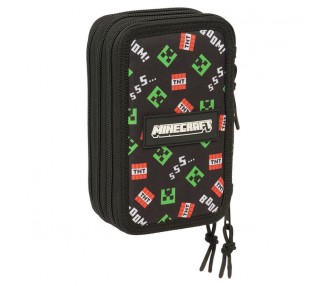 Plumier Minecraft triple 37pzs