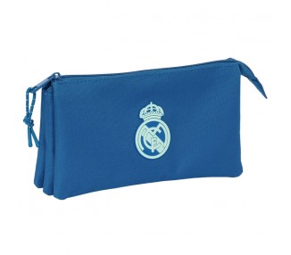 Portatodo azul Real Madrid triple