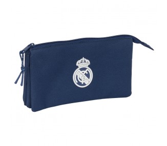 Portatodo azul marino Real Madrid triple