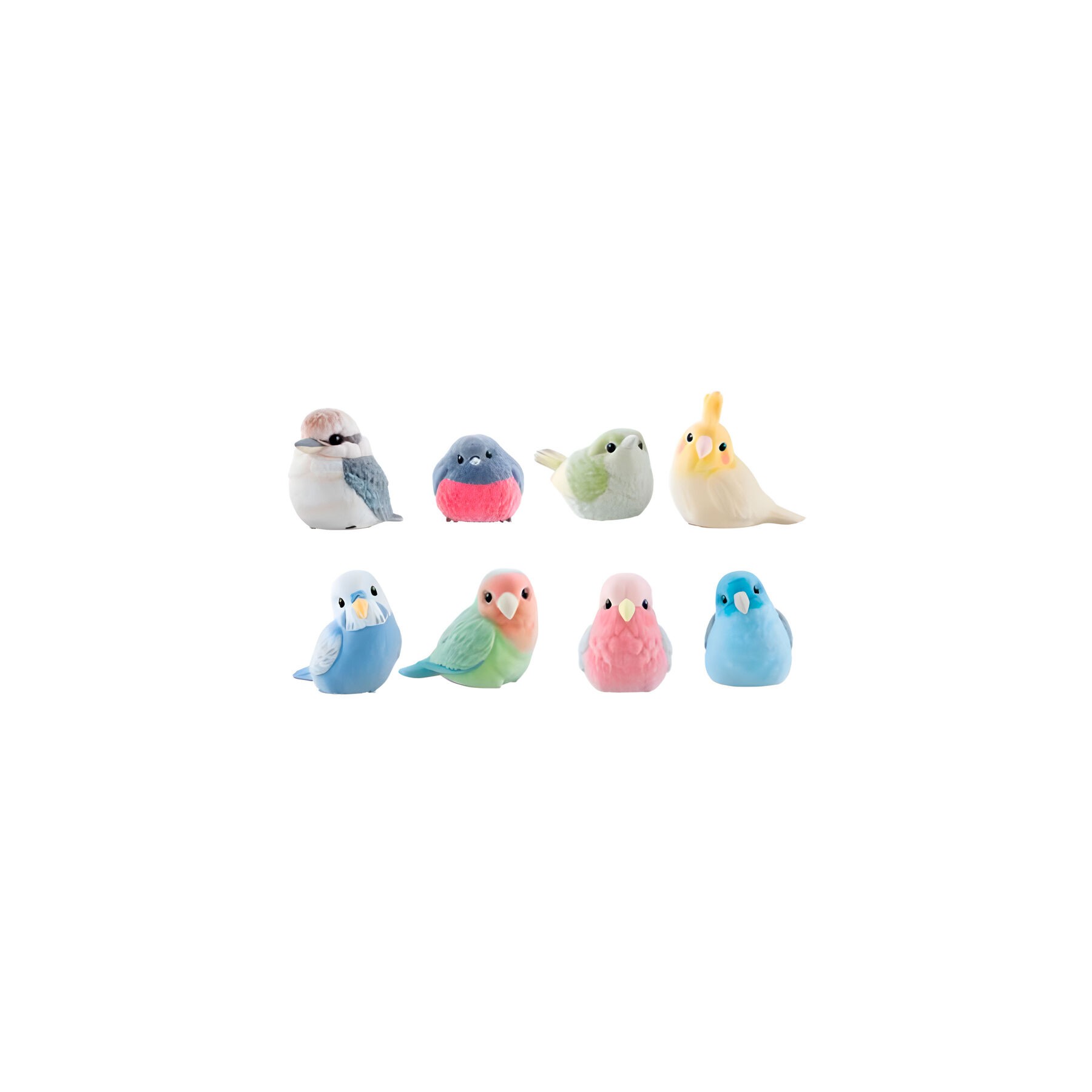 Figura Birds Mofu Mofu Tenori Friends 4cm surtido