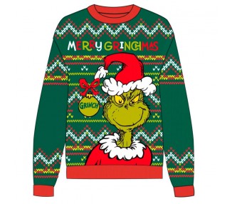 Jersey punto navideño Grinch