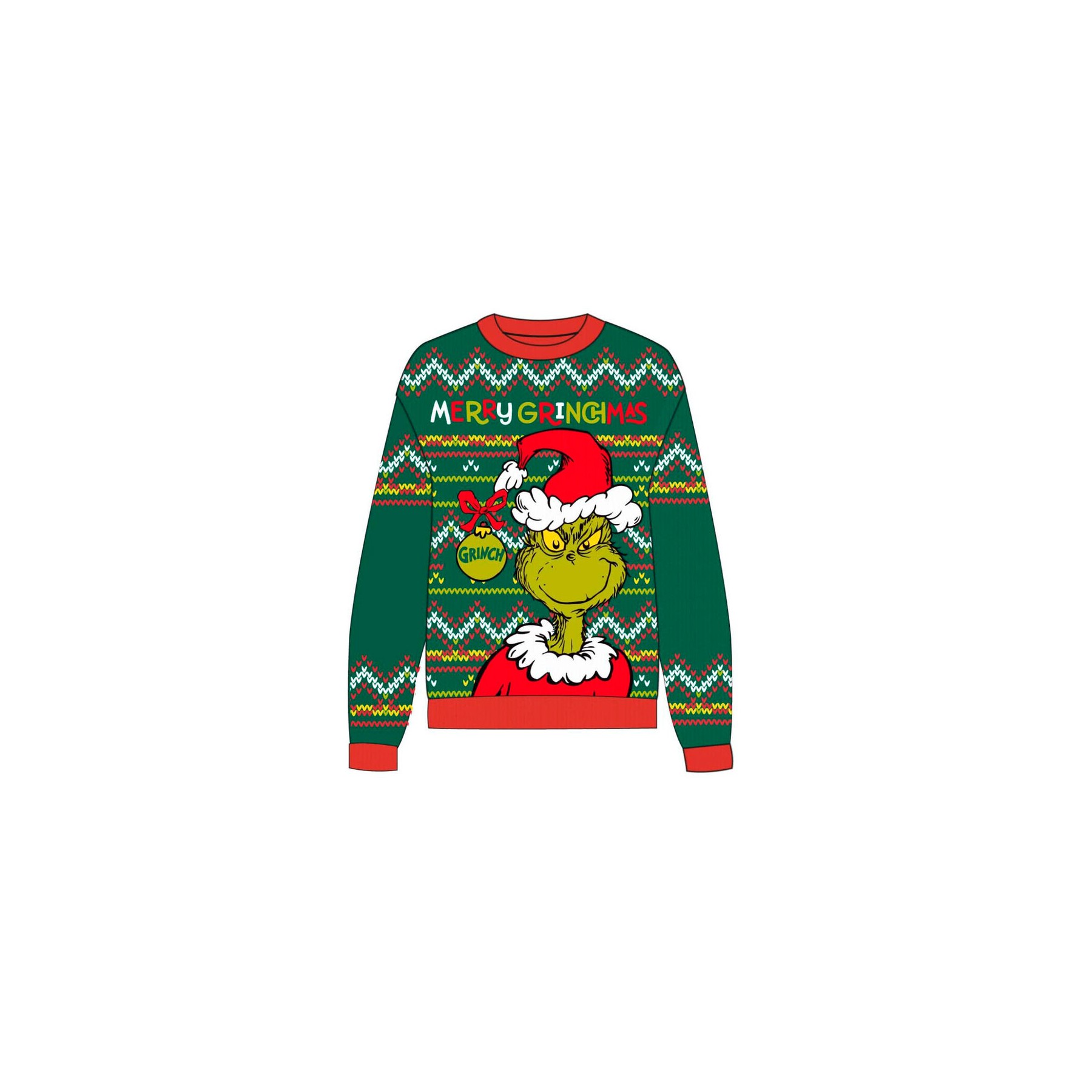 Jersey punto navideño Grinch