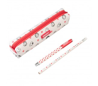 Portatodo + boligrafo y lapiz Snoopy Peanuts