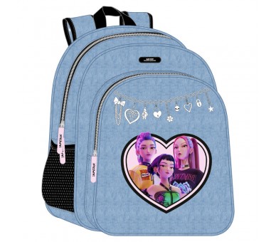 Mochila Huntrix Demon Hunters Kpop 38cm adaptable