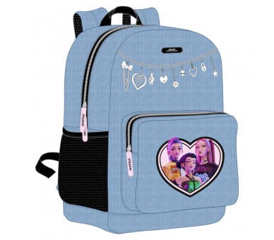 Mochila Huntrix Kpop Demon Hunters 43cm adaptable