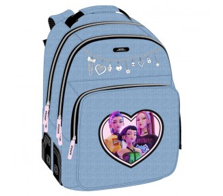 Mochila Huntrix Kpop Demon Hunters 42cm adaptable