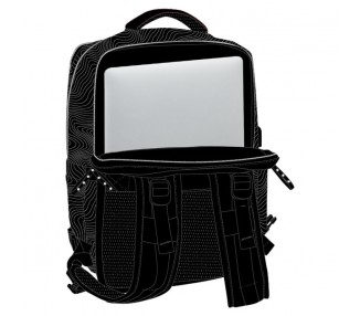 Mochila viaje cabina Energy Kpop Demon Hunters 44cm