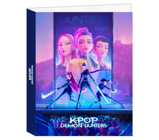 Carpeta Kpop Demon Hunters 4 anillas