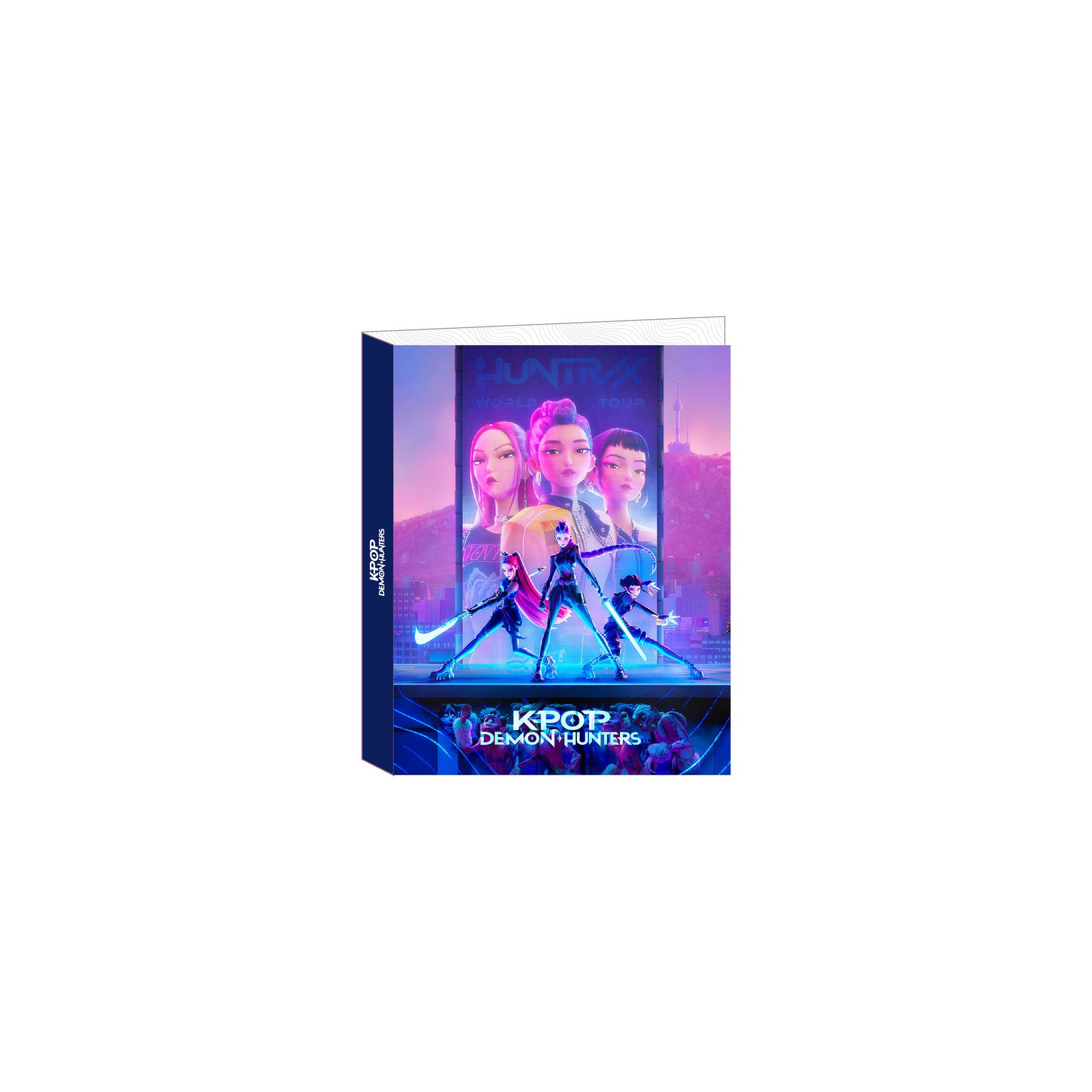 Carpeta Kpop Demon Hunters 4 anillas