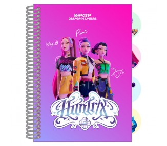 Cuaderno A7 Kpop Demon Hunters