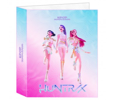 Carpeta Kpop Demon Hunters 4 anillas