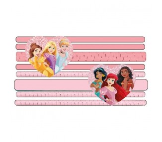 Blister 8 coleteros Princesas Disney