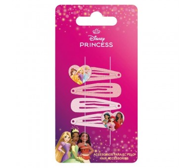 Blister 4 horquillas Princesas Disney