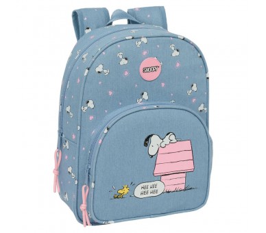 Mochila Snoopy Peanuts 34cm adaptable