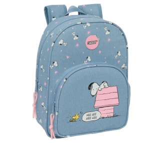 Mochila Snoopy Peanuts 34cm adaptable