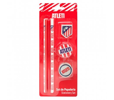 Blister papeleria Atletico de Madrid 5pzs