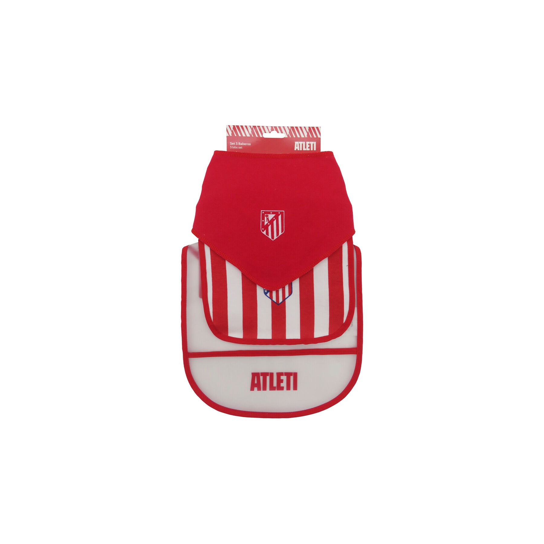 Set 3 Baberos Atletico de Madrid
