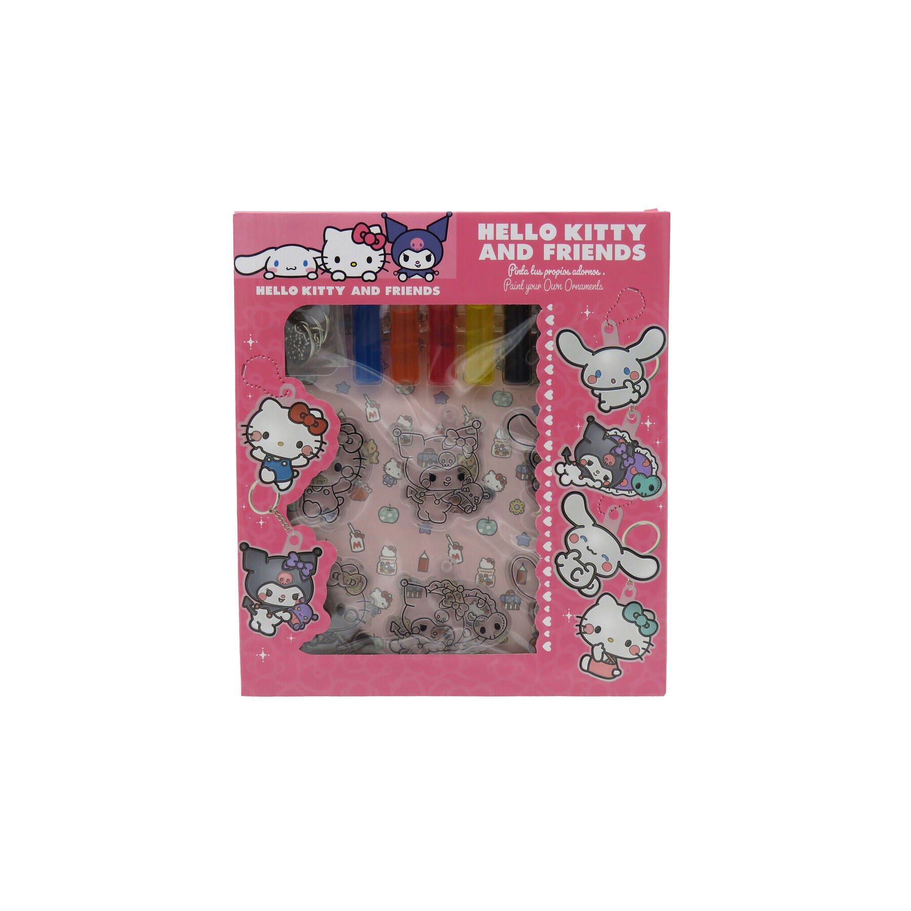 Set Colgadores para pintar Hello Kitty and Friends