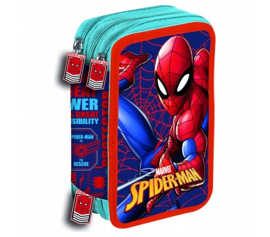 Plumier Web Marvel Spiderman triple