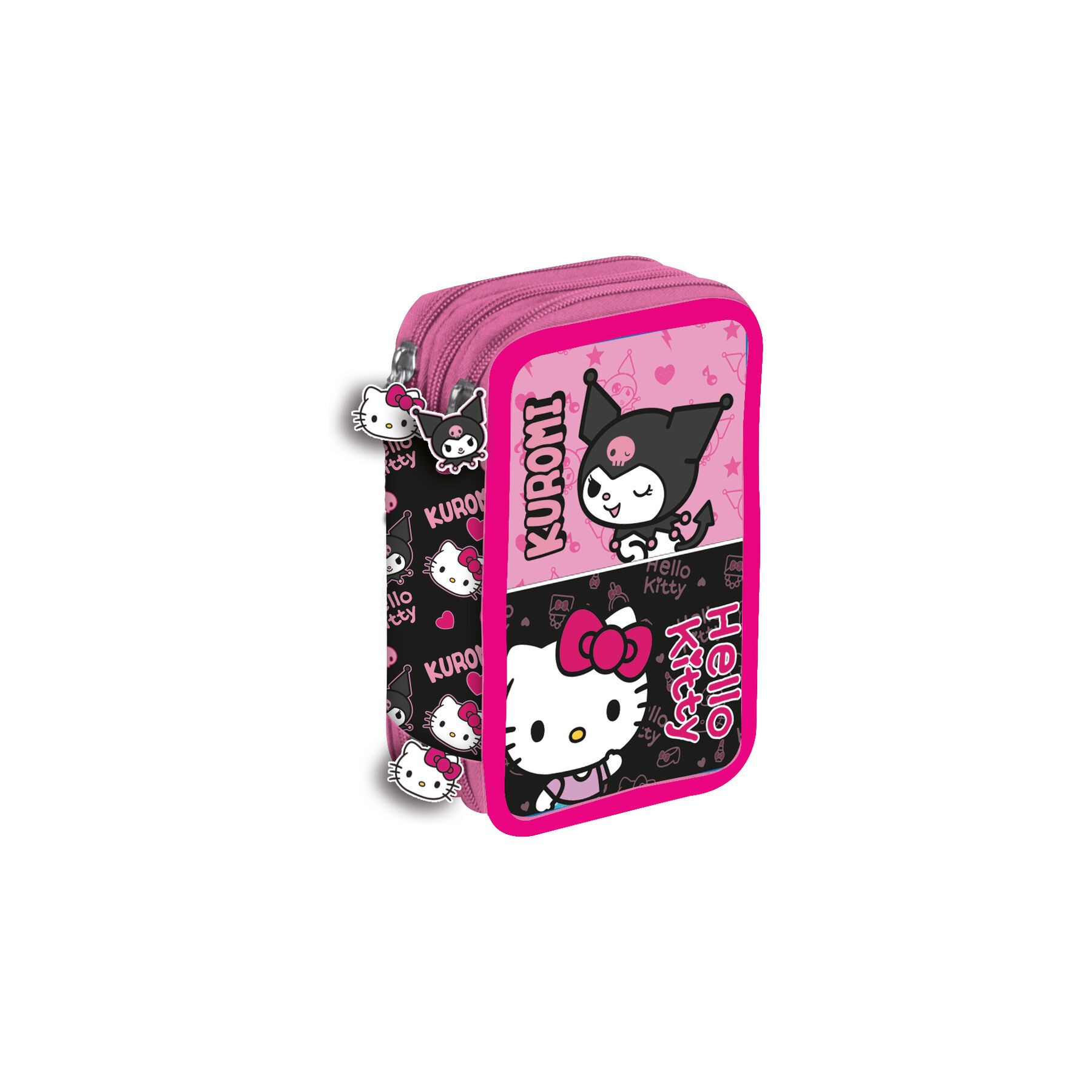 Plumier Kuromi & Hello Kitty triple