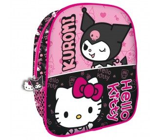 Mochila Kuromi & Hello Kitty 26cm