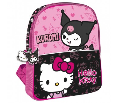 Mochila Kuromi & Hello Kitty 30cm